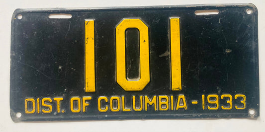 The Executive Bumper - District of Columbia Plates of U.S. Presidents and Vice Presidents by Charlie Gauthier