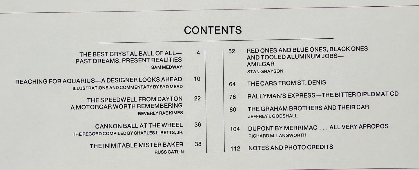 Automobile Quarterly book