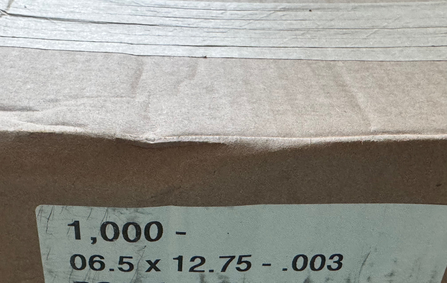 Case of 1000 License Plate Sleeves