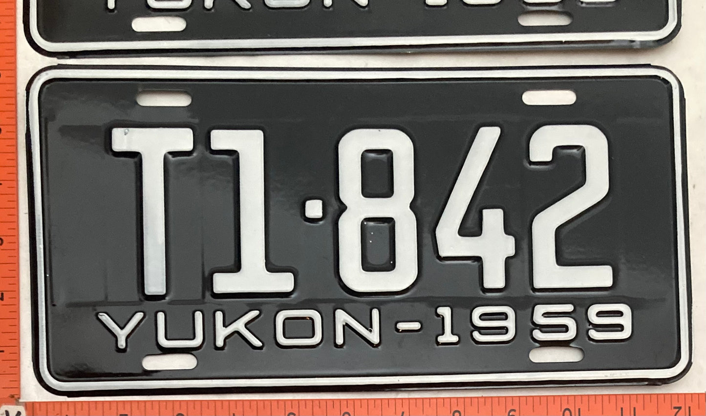 1959 Yukon #T1-842 Truck License Plate (Pair)