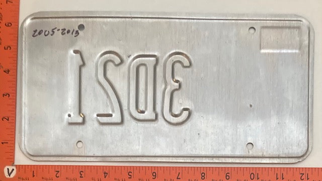 1954 - 2005 Pennsylvania #3D21 Antique Historic Vehicle License Plate