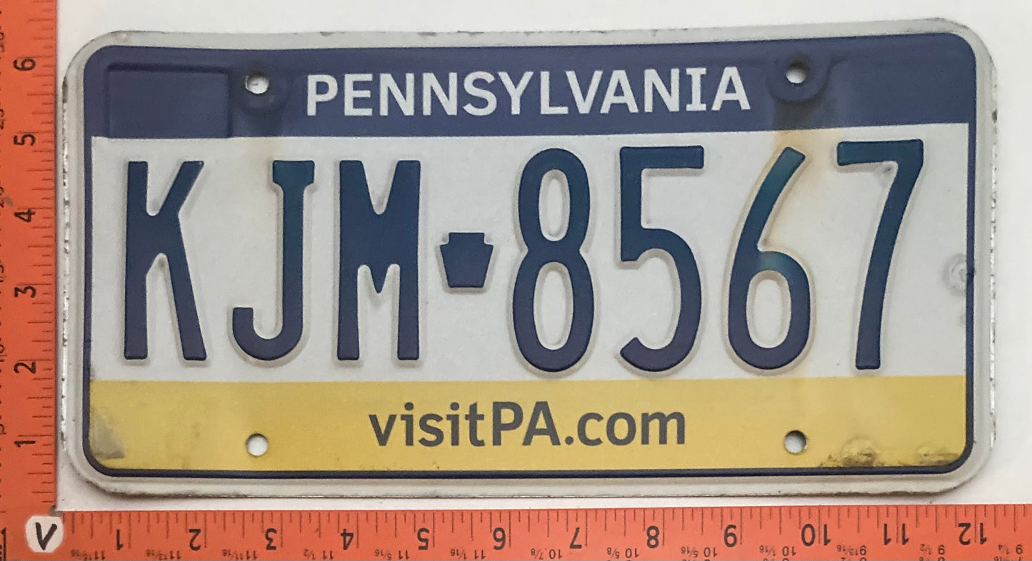 2017 Pennsylvania #YXB-7208 Truck License Plate