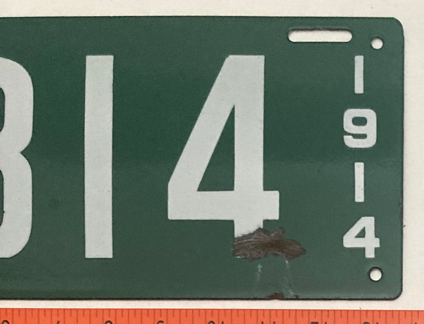 1914 Connecticut #C1314 Passenger License Plate 4 Digits