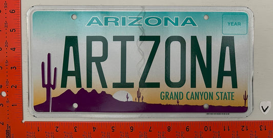 Undated Arizona #ARIZONA Booster License Plate