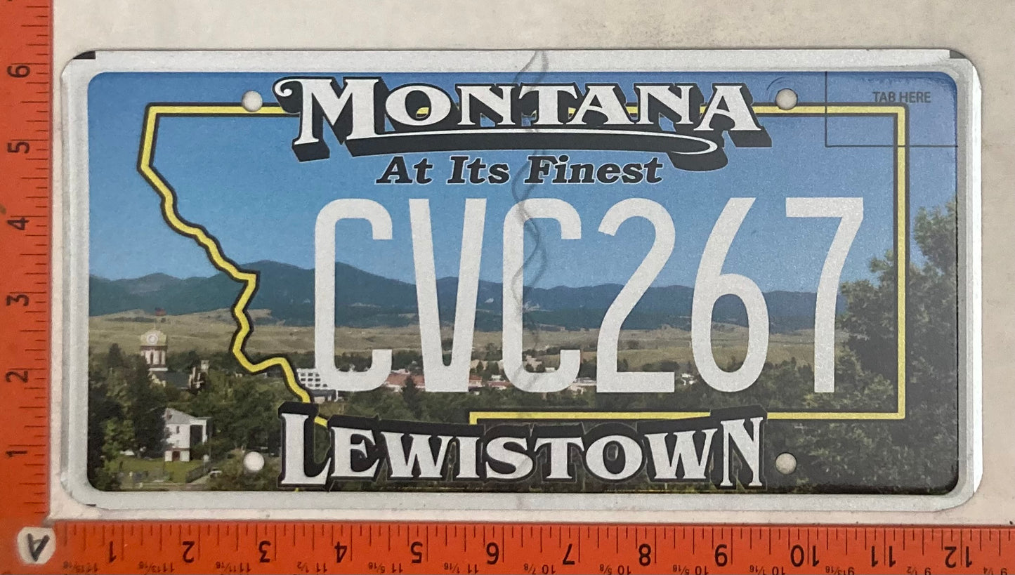 Undated Montana #CVC267 Passenger License Plate