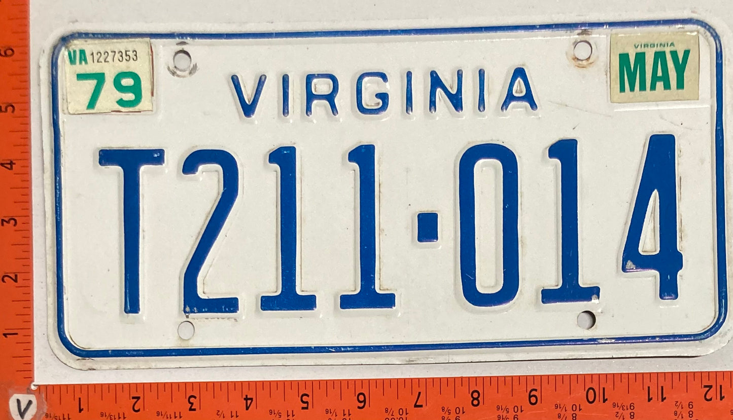 1979 Virginia #T211-014 Truck License Plate