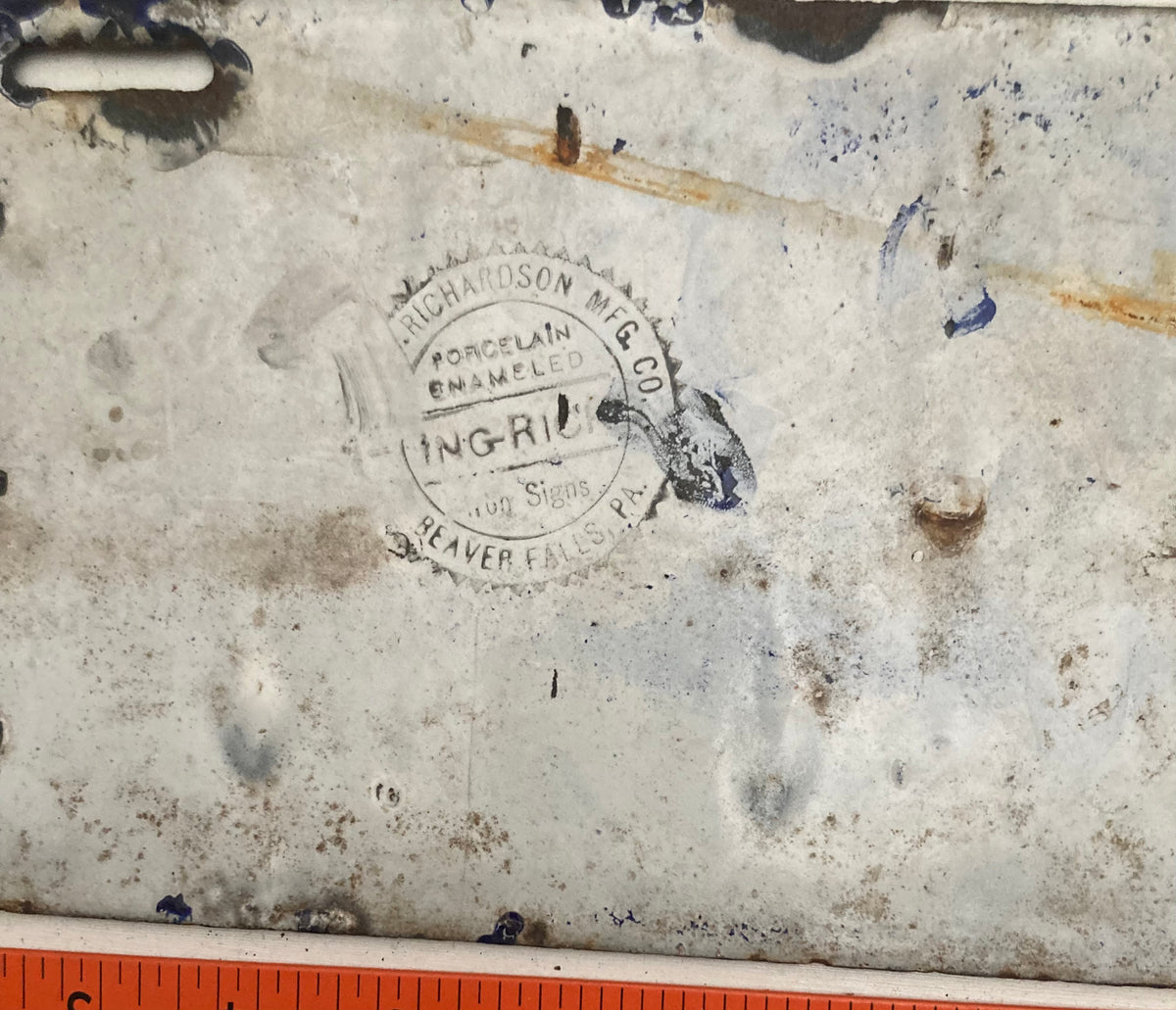 1911 Massachusetts #22152 Passenger License Plate