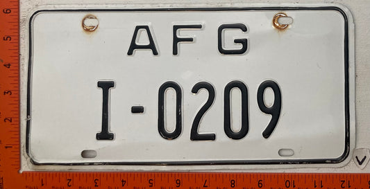 Undated Allied Forces Greece #I-0209 License Plate