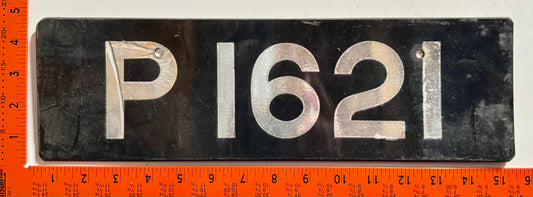 Undated St Kitts OR St Vincent #P 1621 License Plate