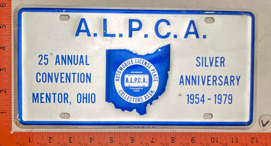 1979 ALPCA Convention, Mentor, Ohio Souvenir License Plate