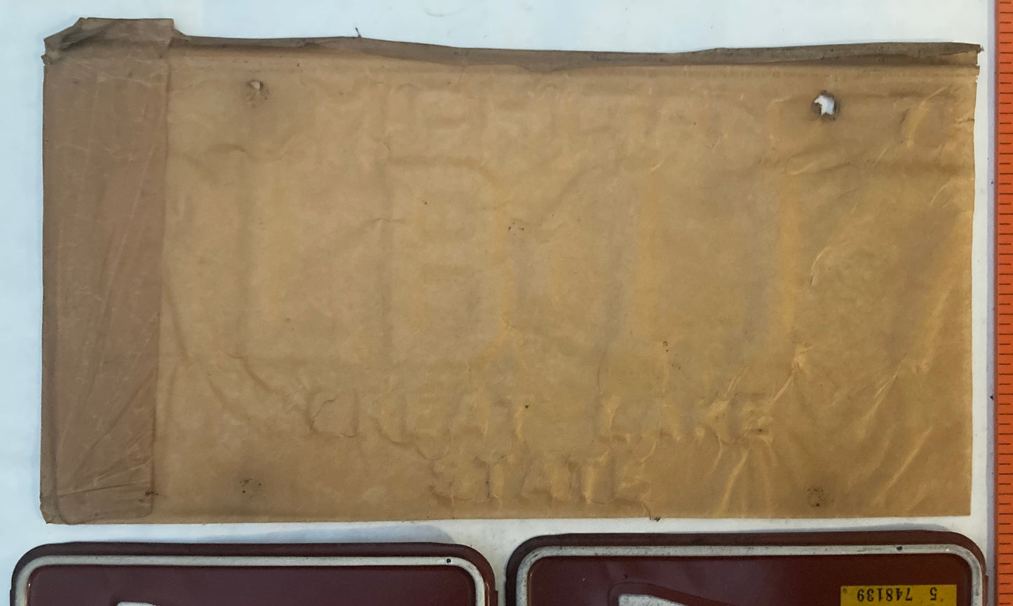 1971 Michigan #RLB-117 Passenger License Plate (Pair)