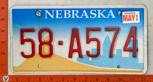 2000 Nevada #58-A574 Passenger License Plate