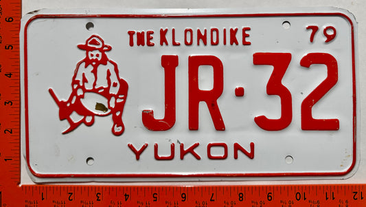 1979 Yukon #JR-32 Passenger License Plate
