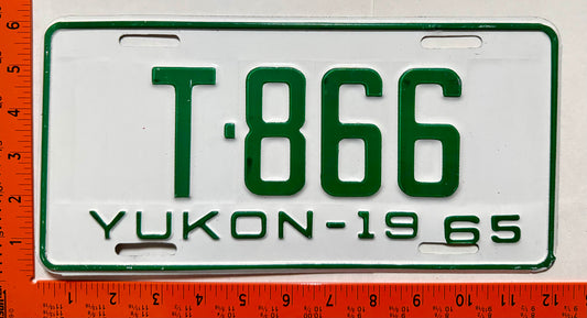 1965 Yukon #T-866 Truck License Plate