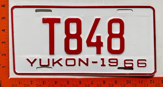 1966 Yukon #T848 Truck License Plate