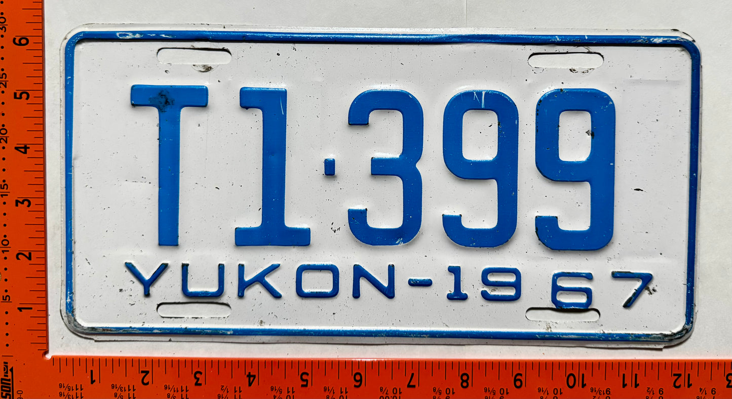 1967 Yukon #T1-399 Truck License Plate