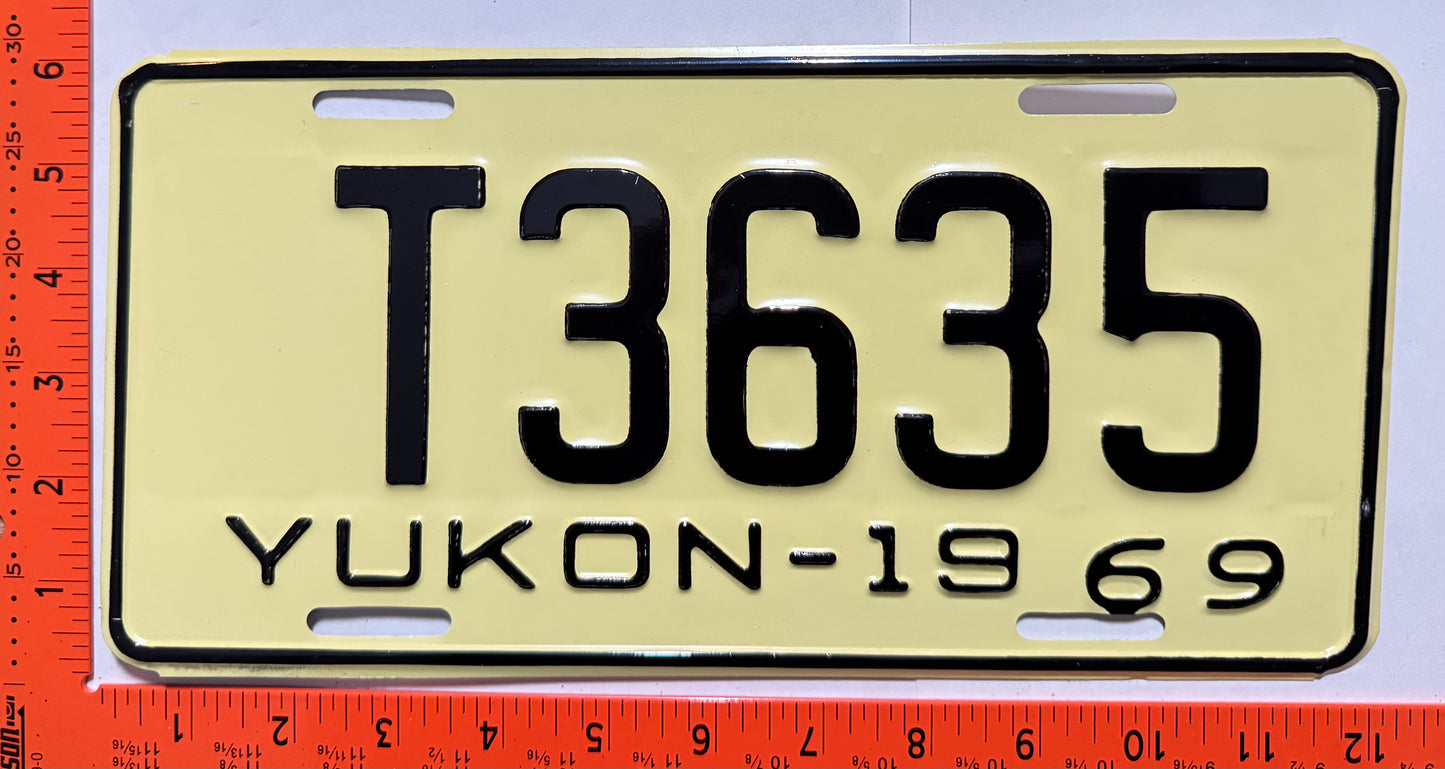 1969 Yukon #T3635 Truck License Plate