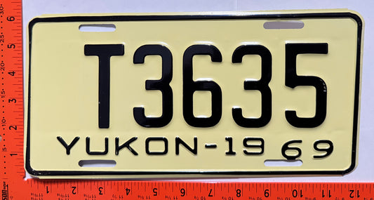 1969 Yukon #T3635 Truck License Plate
