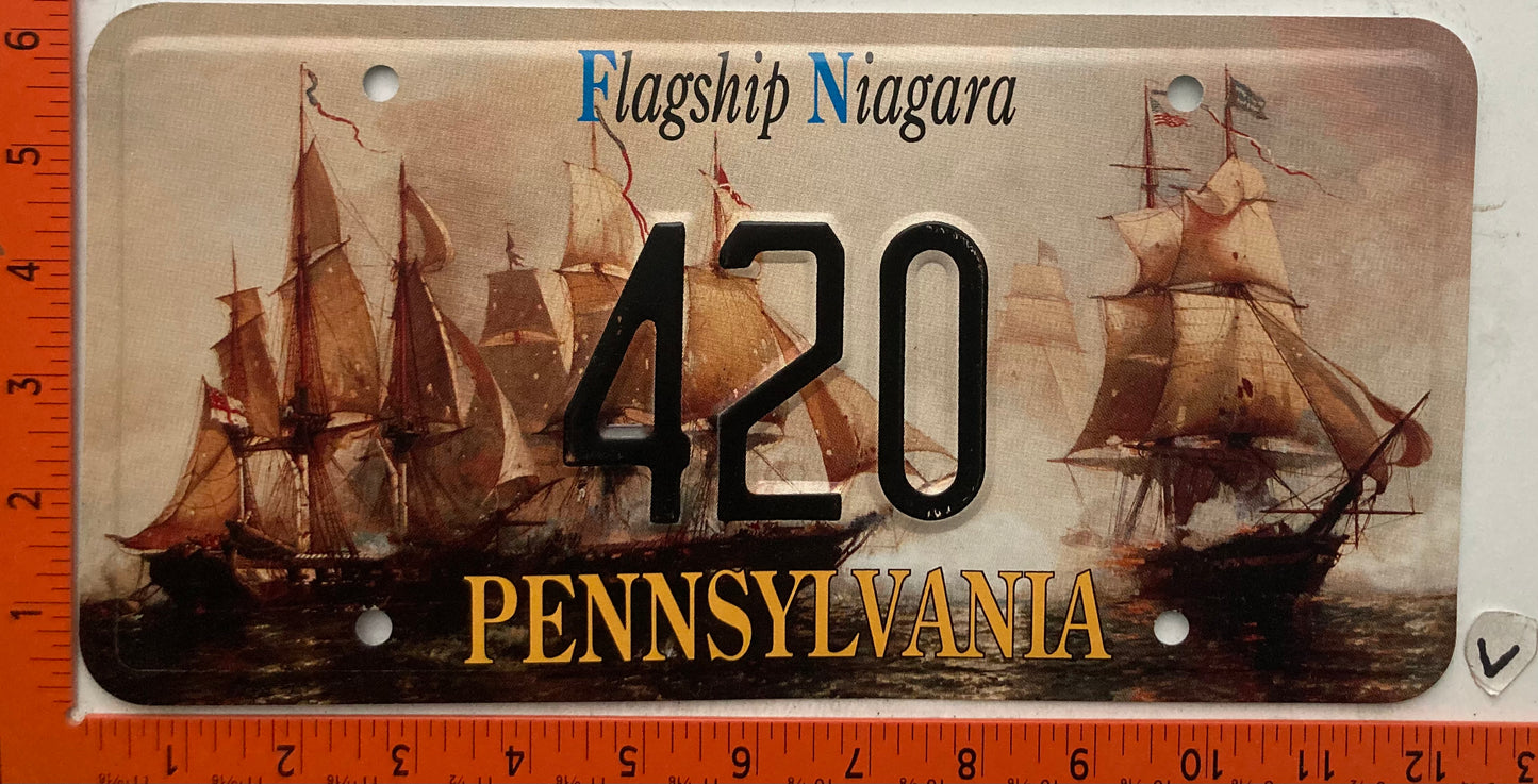 Undated Pennsylvania #420 Booster/Souvenir License Plate