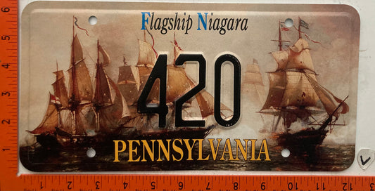 Undated Pennsylvania #420 Booster/Souvenir License Plate
