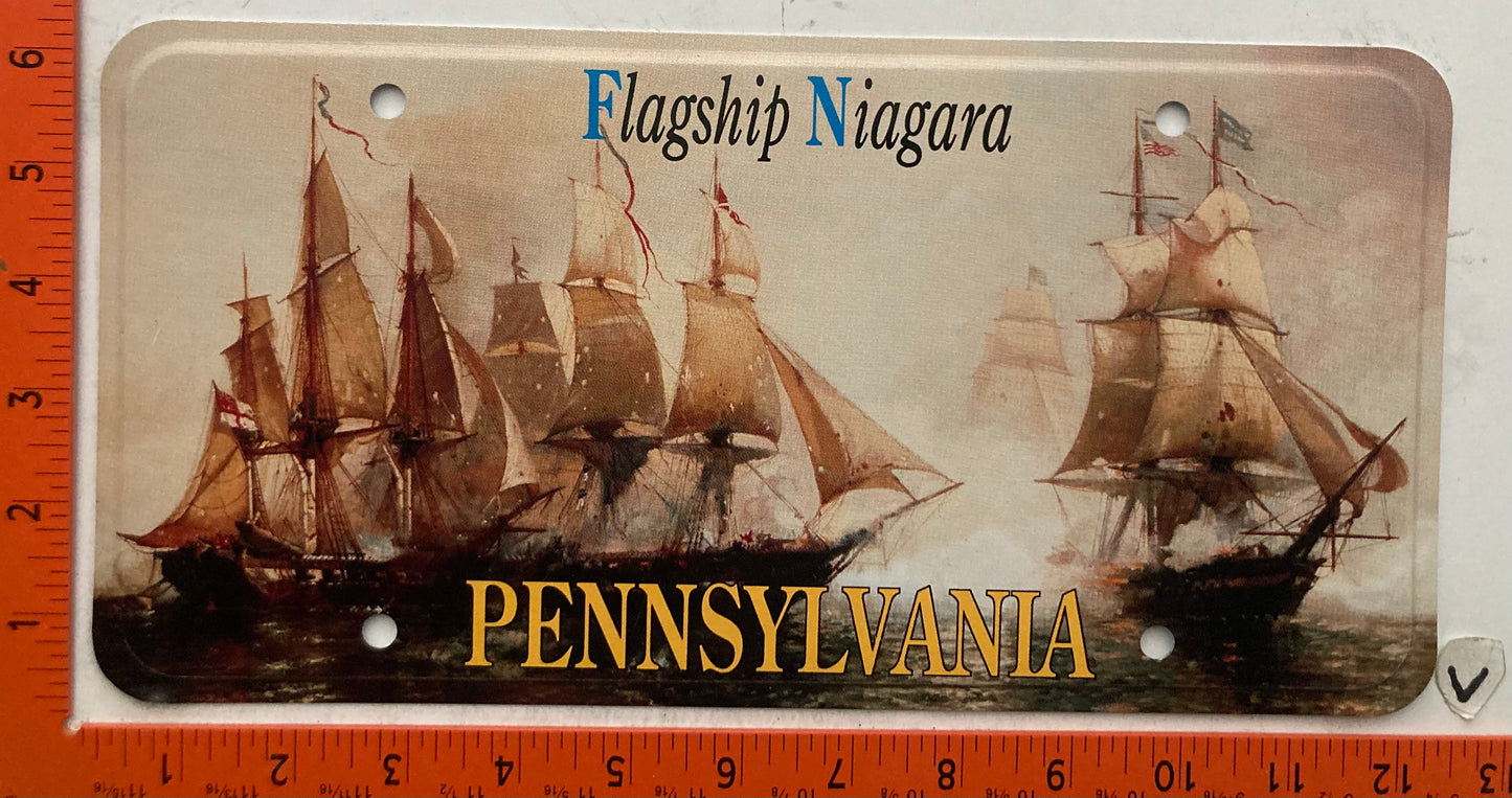 Undated Pennsylvania blank Flagship Niagara License Plate