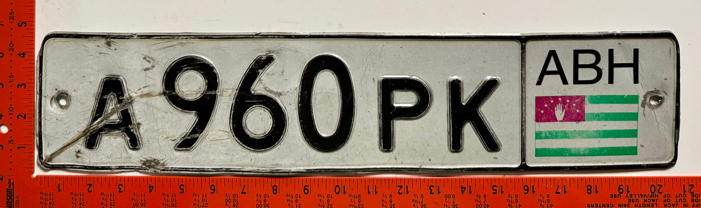 c 2006 Abkhazia #A960PK Passenger License Plate