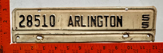 1955 Arlington County, Virginia #28510 License Plate