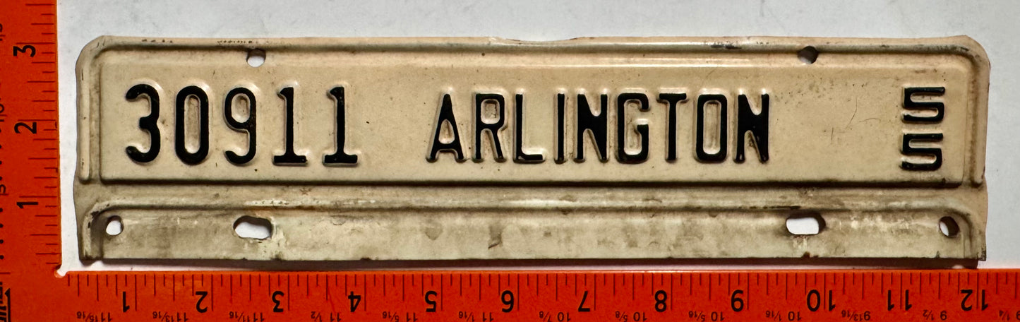 1955 Arlington County, Virginia #30911 License Plate