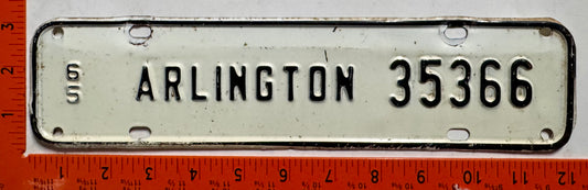1965 Arlington County, Virginia #35366 License Plate