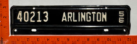 1956 Arlington County, Virginia #40213 License Plate