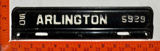 1950 Arlington County, Virginia #5929 License Plate
