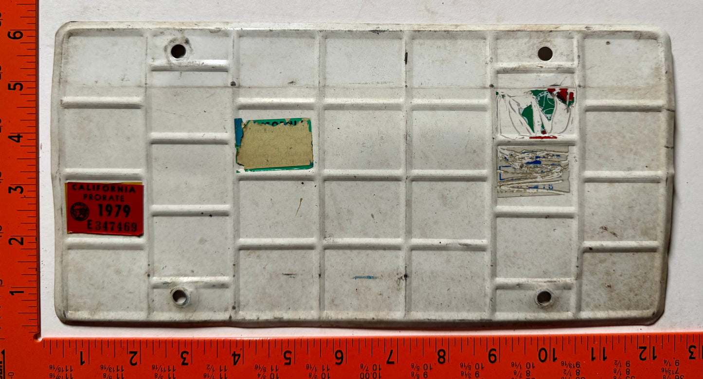 1970s Bingo Apportioned License Plate