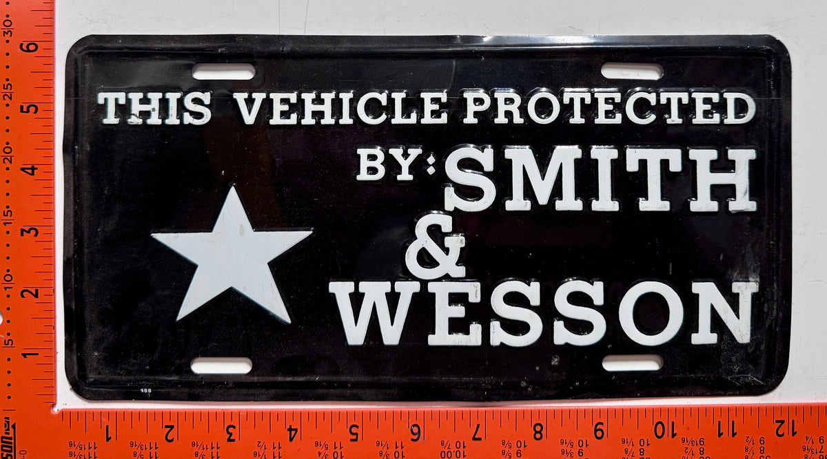 Smith & Wesson Booster License Plate