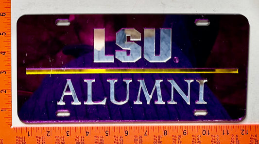 LSU Alumni Booster License Plate
