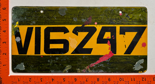 Undated British Virgin Islands #VI6247 Passenger License Plate