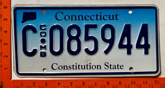 undated Connecticut #C 085944 Combination License Plate