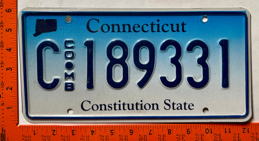 undated Connecticut #C 189331 Combination License Plate