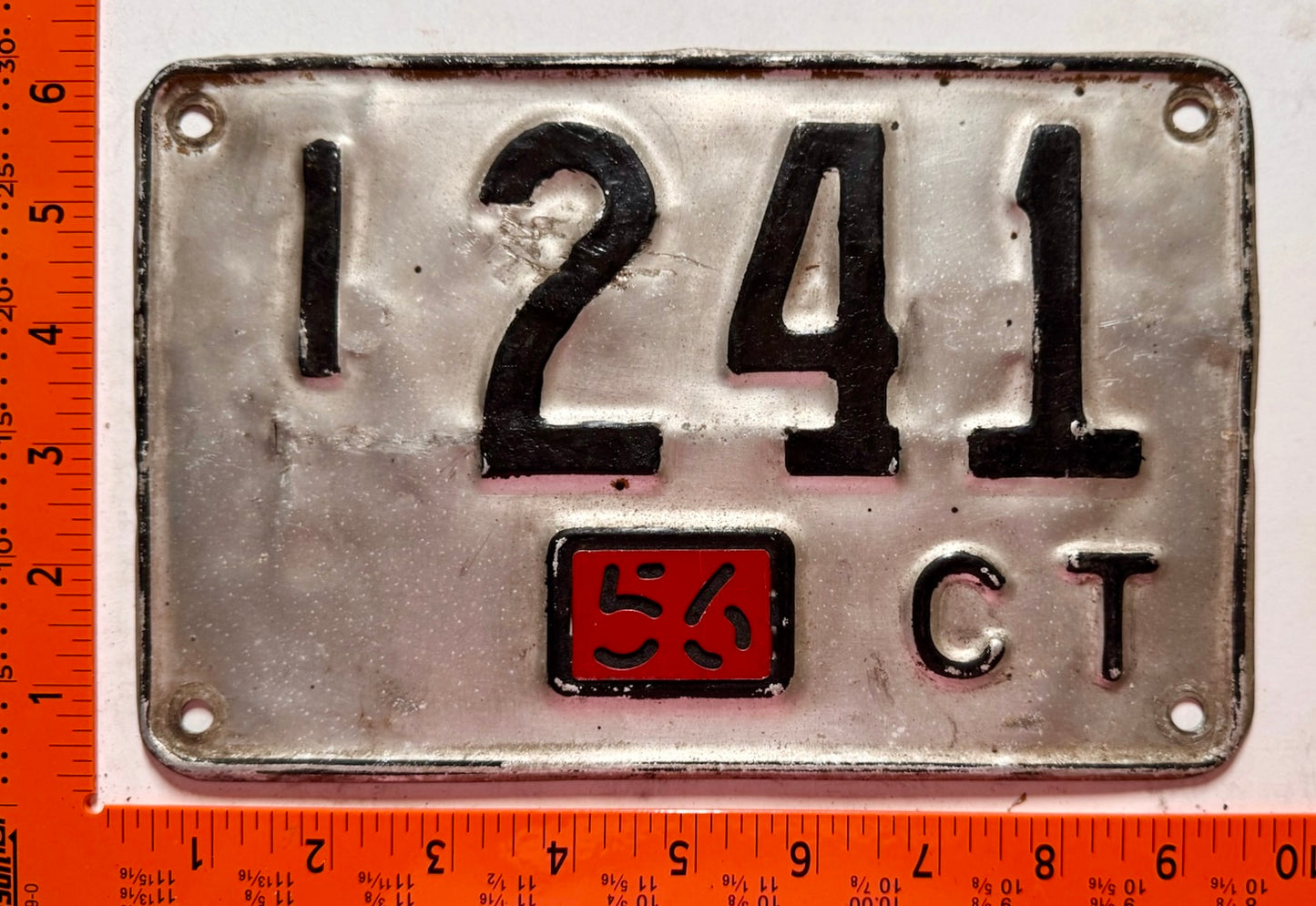 1956 Connecticut #I 241 Passenger License Plate