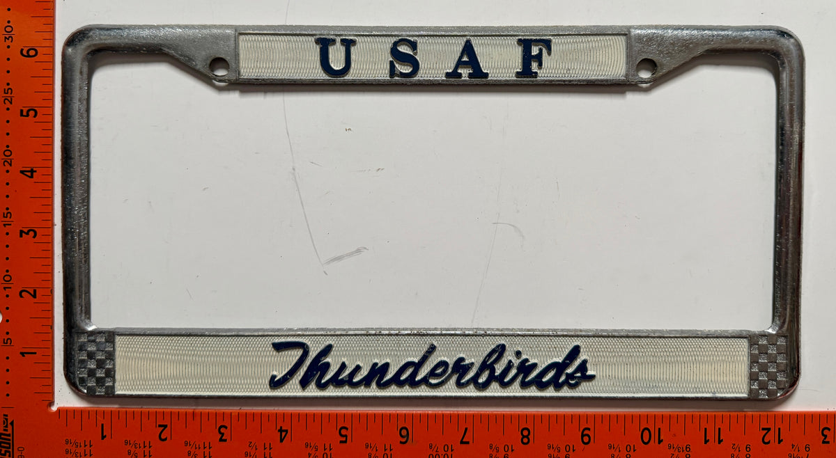 Undated USAF Thunderbirds License Plate Frame