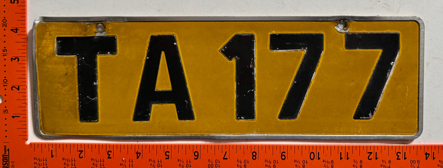 undated Grenada #TA 177 Truck License Plate