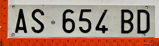 1994 series Italy #AS 654 BD Passenger License Plate