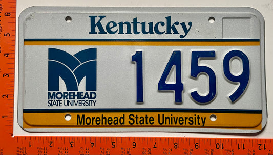 undated Kentucky #1459 Morehead State University License Plate