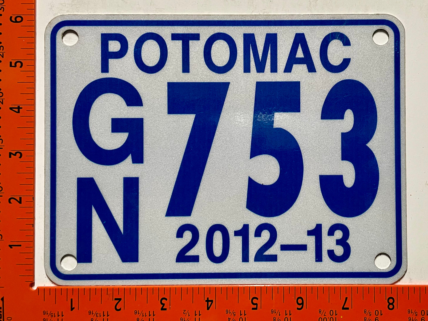 2012/2013 Maryland #G/N 753 Gill Net Fishing Permit