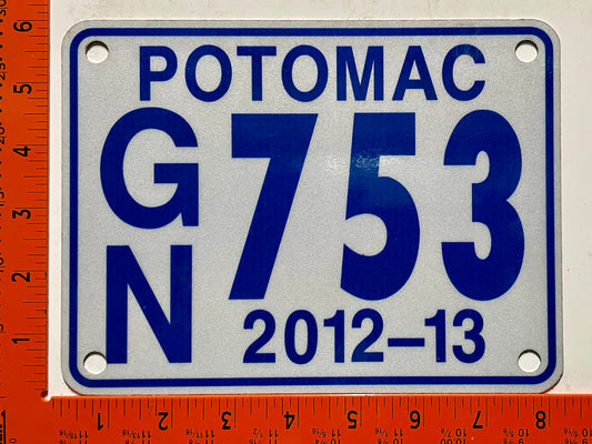 2012/2013 Maryland #G/N 753 Gill Net Fishing Permit