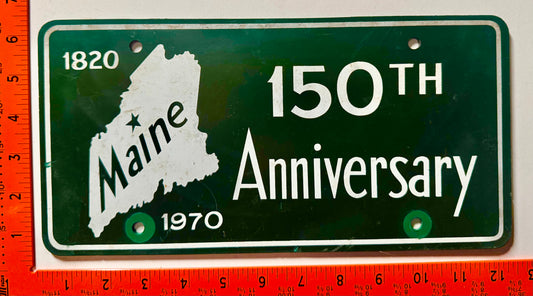 1970 Maine 150th Anniversary Booster License Plate