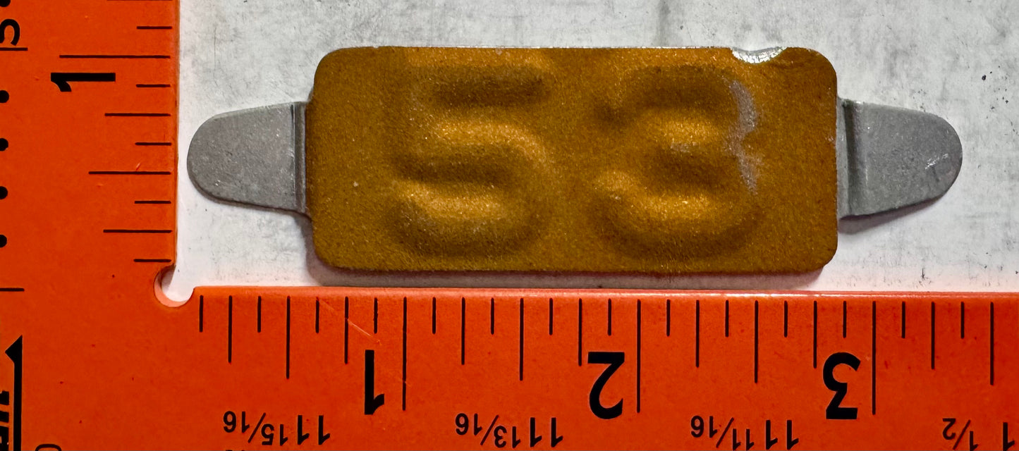 1953 Maine Passenger License Plate Date Tab