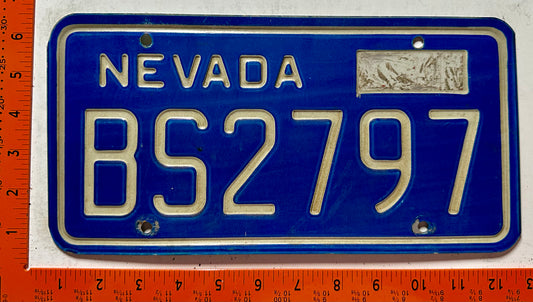 undated Nevada #BS2797 Truck License Plate