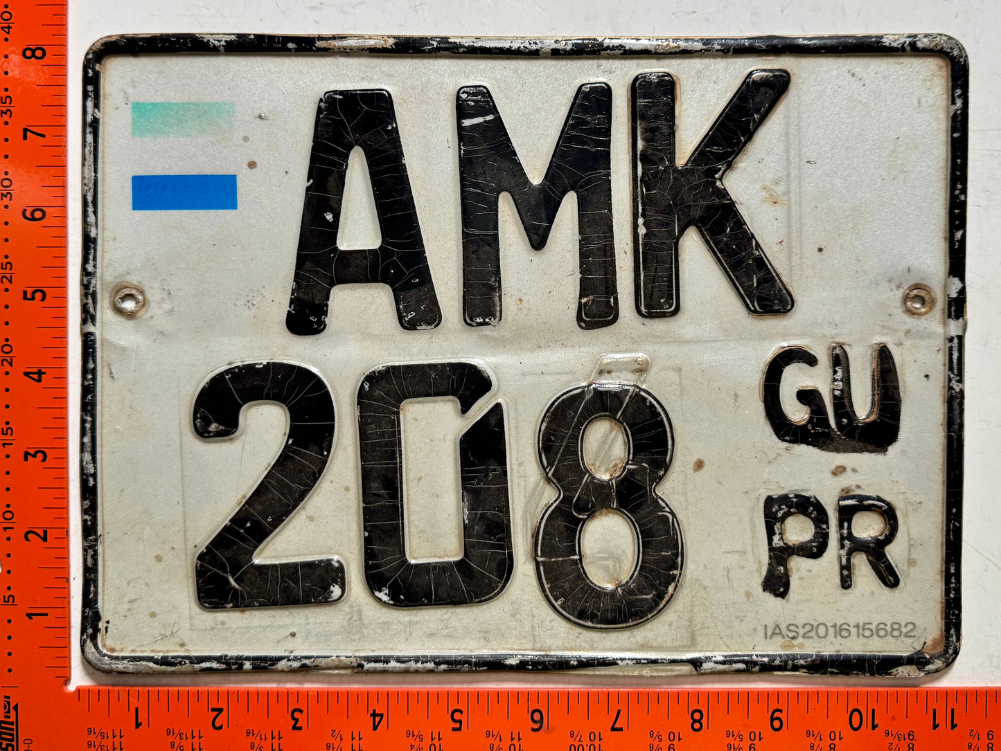 2006 Sierra Leone #AMK/208 Passenger License Plate