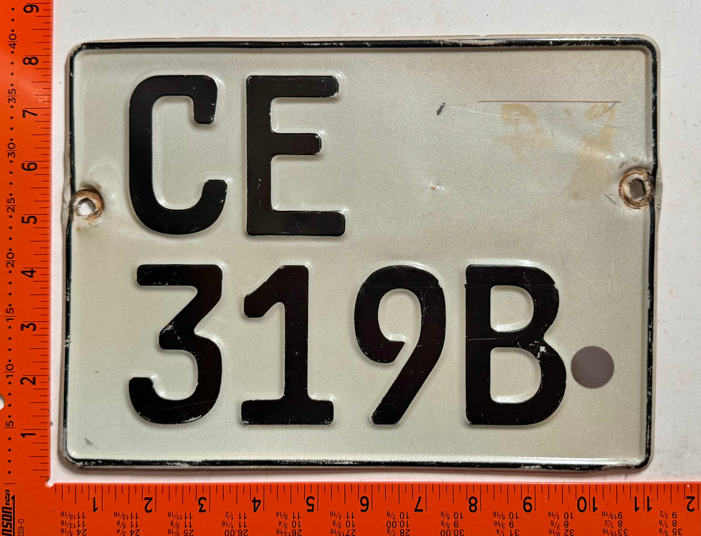 2005 series South Sudan #CE/319B Passenger License Plate