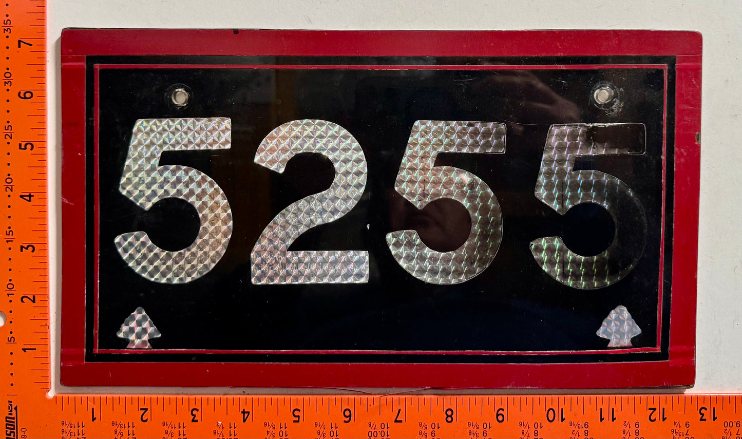 Undated St Lucia #5255 Passenger License Plate
